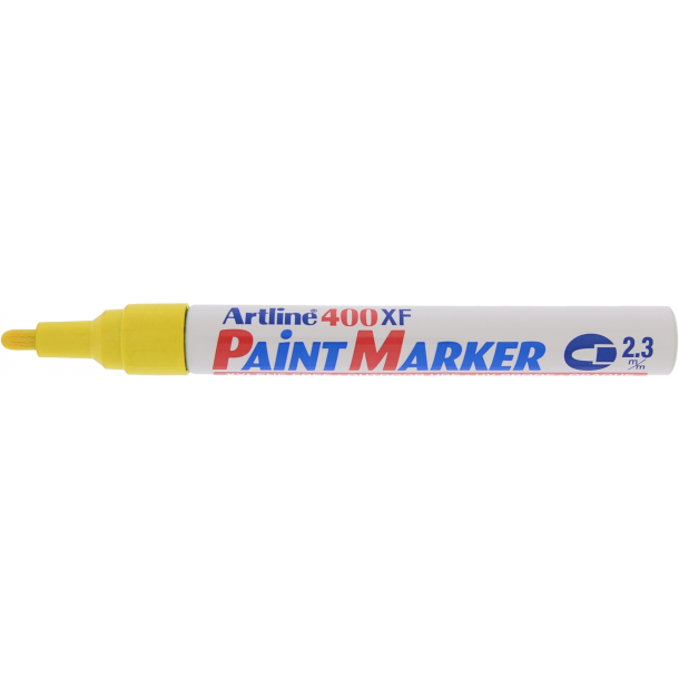 Artline Marker 400XF Paint Gul, 12 stk