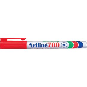 Artline Permanent Marker 700 rd - 0.7, 12 stk
