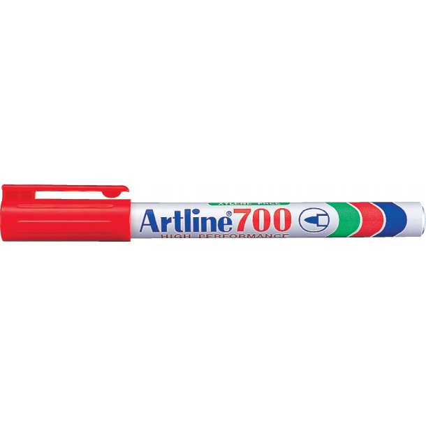 Artline Permanent Marker 700 rd - 0.7, 12 stk