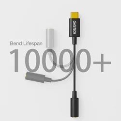 Choetech AUX003 USB-C til DC 3.5 mm hun-hovedtelefonstik lydkabel