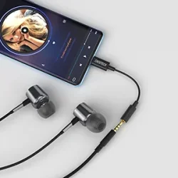 Choetech AUX003 USB-C til DC 3.5 mm hun-hovedtelefonstik lydkabel