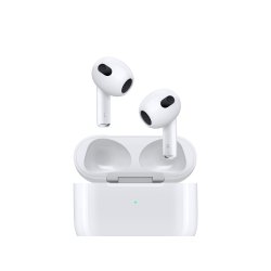 Apple AirPods (3.gen) m/magsafe, Vit (MME73ZM/A), Original