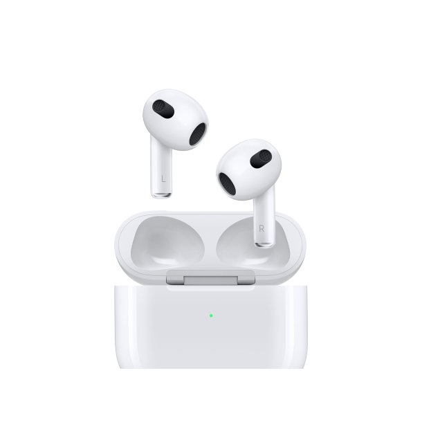 Apple AirPods (3.gen) m/magsafe, hvid (MME73ZM/A), Original