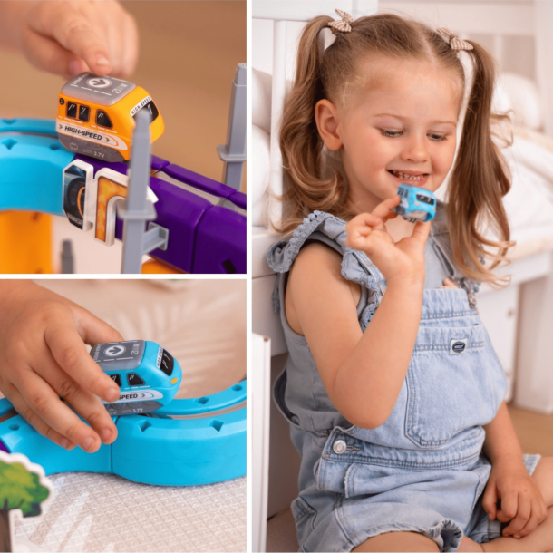 Anti-Gravity Magnetisk T�gbana � 54 delar med magnetiskt lok