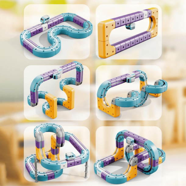 Anti-Gravity Magnetisk T�gbana � 54 delar med magnetiskt lok