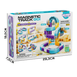 Anti-Gravity Magnetisk T�gbana � 54 delar med magnetiskt lok