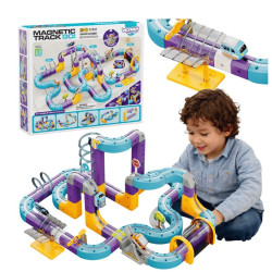 Magnetisk Togbane med Anti-Gravity Effekt � 126 dele, 2 tog og 3D-baner