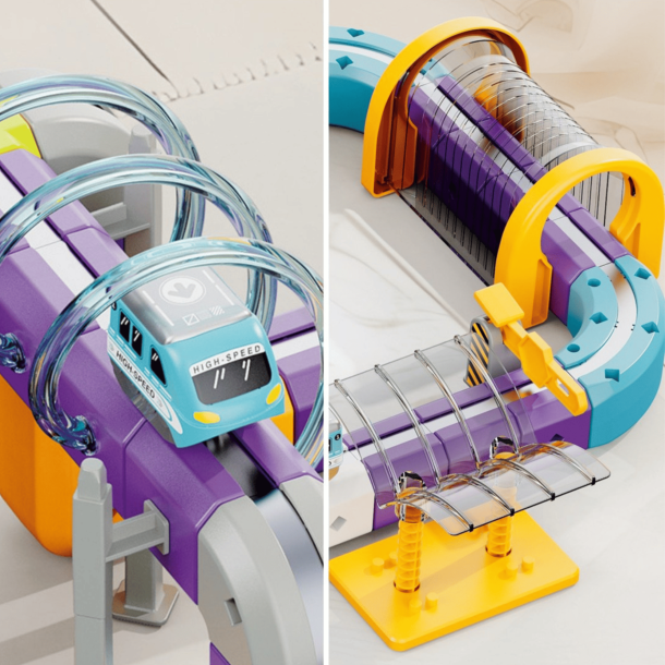 Magnetisk Togbane med Anti-Gravity Effekt � 126 dele, 2 tog og 3D-baner