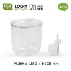 Qualy Bella bunny risbeholder - 3,5 L