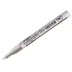 Artline 993 Metallic Calligraphy Sølv, 12 stk