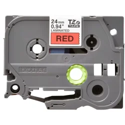 Brother TZe tape 24 mm x 8 m black / red