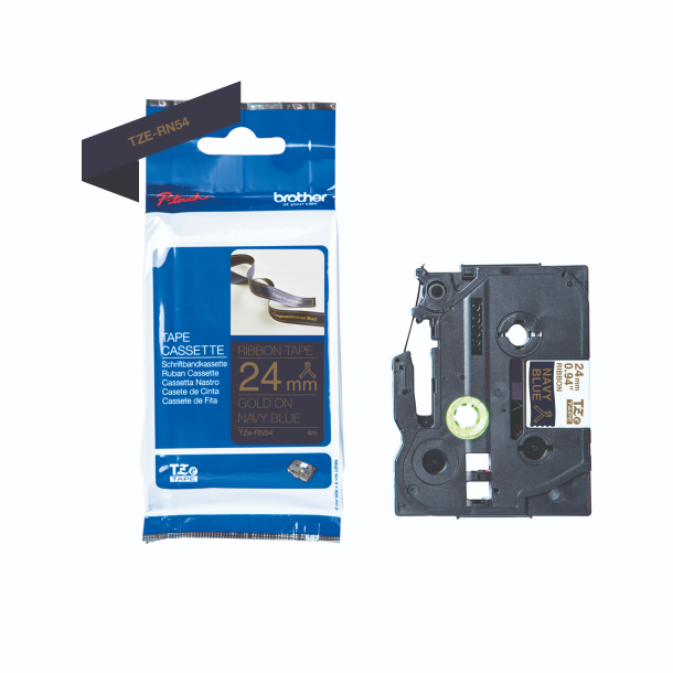 Brother TZe-RN54 printer guld p mrkeblt satinbnd, 24 mm