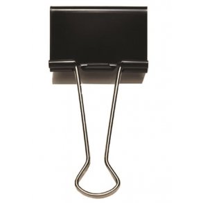 Bngers Foldbackklemmer 19 mm - Metalbjle (12 stk)