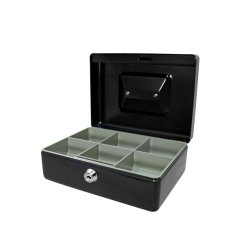 Büngers Pengekasse 702 - 20x15x8 cm, Sort