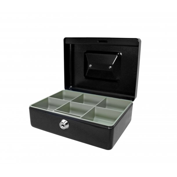 Büngers Pengekasse 702 - 20x15x8 cm, Sort