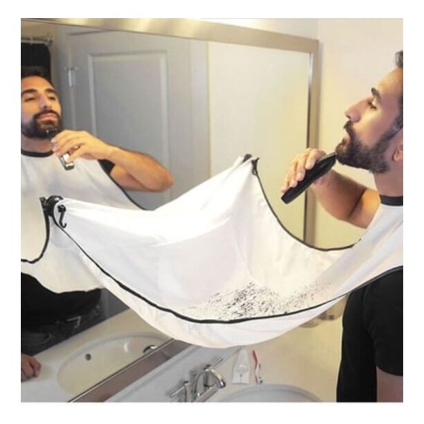 Beard Bib - Mandeforklde, 125 x 75 cm