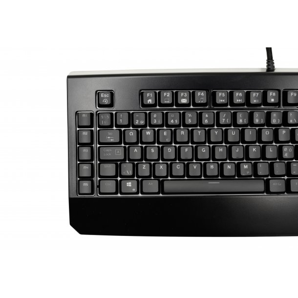Mekanisk gaming tastatur Pro med RGB-lys, sort