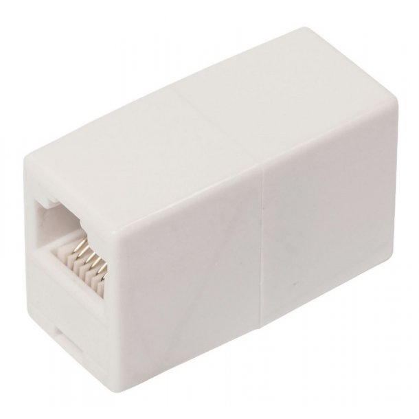 RJ-45 adapter hun/hun stik - netvrksstik