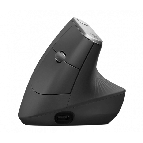 Logitech MX VERTICAL Ergonomisk Trdls Mus - Graphite