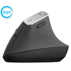 Logitech MX VERTICAL Ergonomisk Trdls Mus - Graphite