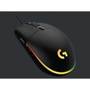Logitech G203 LIGHTSYNC Gaming Mus - Sort