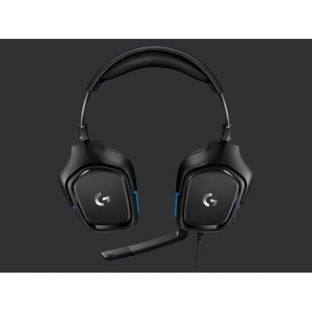 Logitech G432 Gaming Headset - Leatherette, Sort