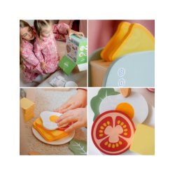 Br�drister i tr� � morgenmadss�t med 14 dele