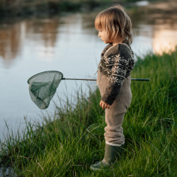 Follow the Duck teleskopisk strandnet � dark green