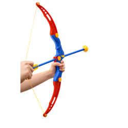 Bue og pil s�t 68 cm med 3 sugekop-pile