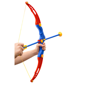 Bue og pil s�t 68 cm med 3 sugekop-pile