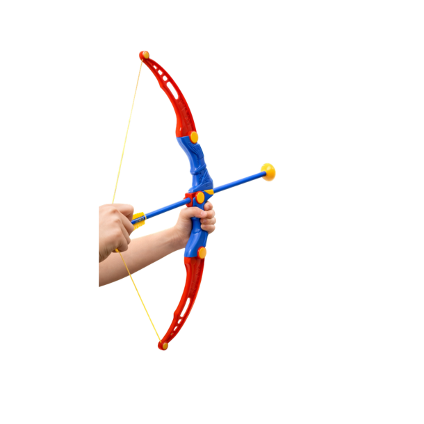 Bue og pil s�t 68 cm med 3 sugekop-pile