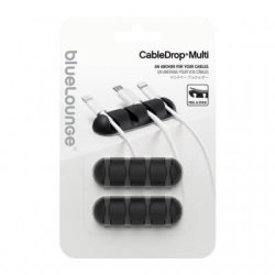 Bluelounge Cabledrop kabelhllare - 2 st, svart