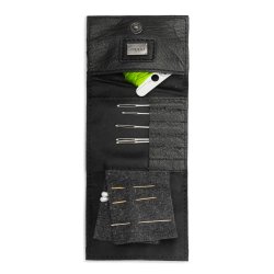 Muud Carla Etui til Nle - Lder, Sort