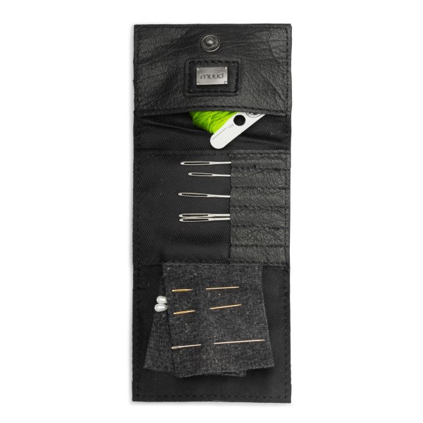 Muud Carla Etui til Nle - Lder, Sort