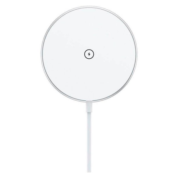 Kompatibel Magsafe Qi Trdls oplader, 15 W, Hvid