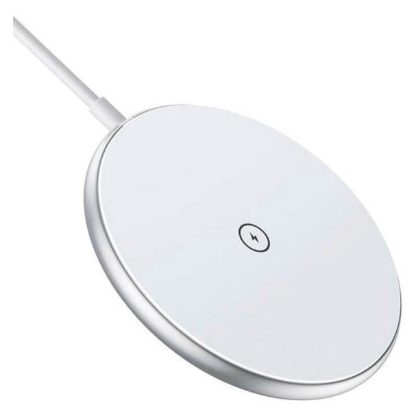 Kompatibel Magsafe Qi Trdls oplader, 15 W, Hvid