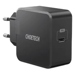 Choetech USB-C PD vgoplader, 30W, sort
