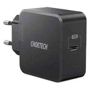 Choetech USB-C PD vgoplader, 30W, sort