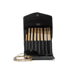 Muud Civ Etui til Strikkepinde - Lder, Sort