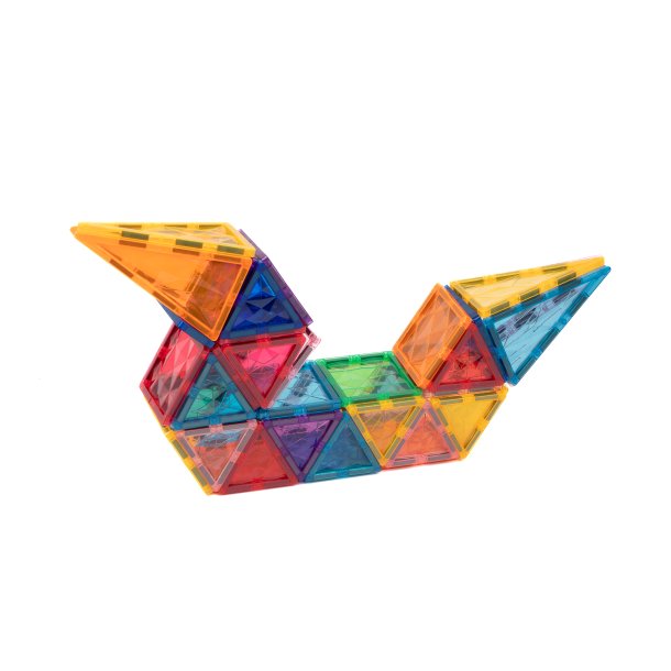 Magnetic Tiles byggesæt - Sampak, 32 + 60 dele