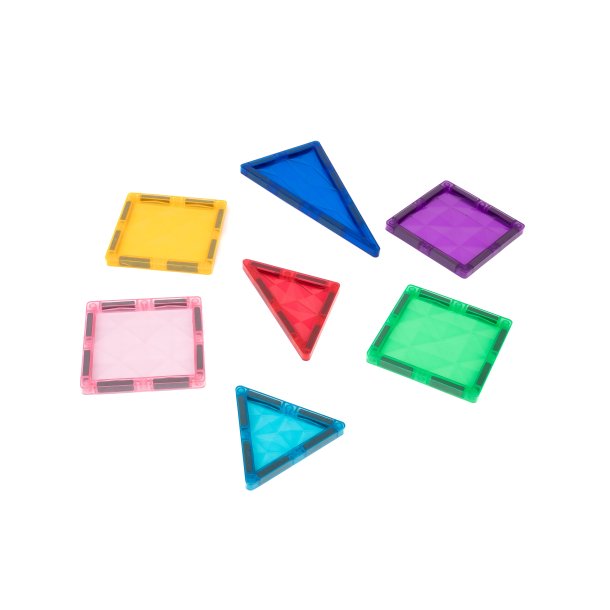 Magnetic Tiles byggesæt, 100 stk