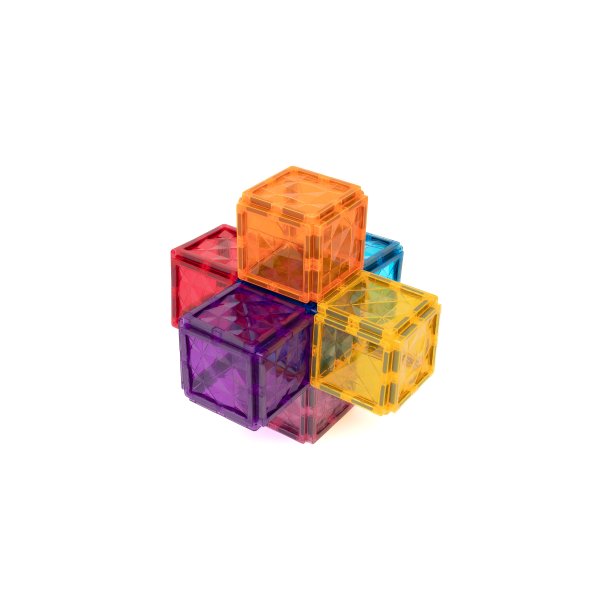 Magnetic Tiles byggesæt, 100 stk