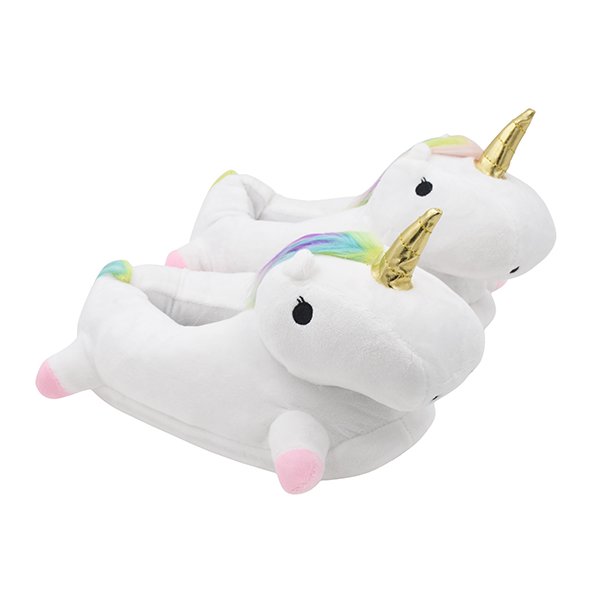 Unicorn tofflor, onesize inneskor