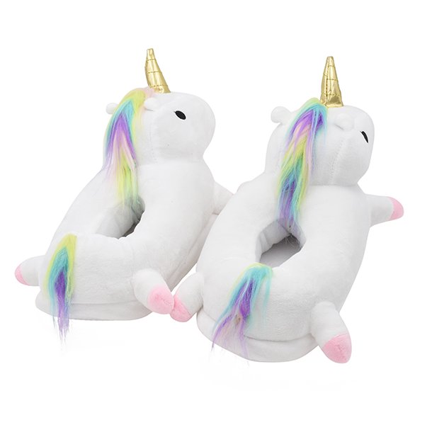 Unicorn tofflor, onesize inneskor