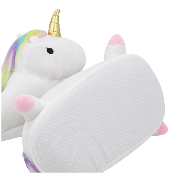 Unicorn tofflor, onesize inneskor