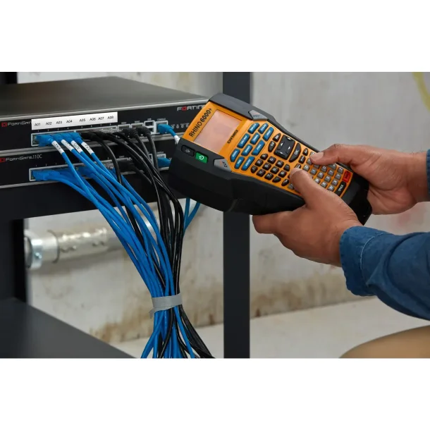 LabelMaker Rhino 6000 Labelprinter, Hndholdt Kuffertst