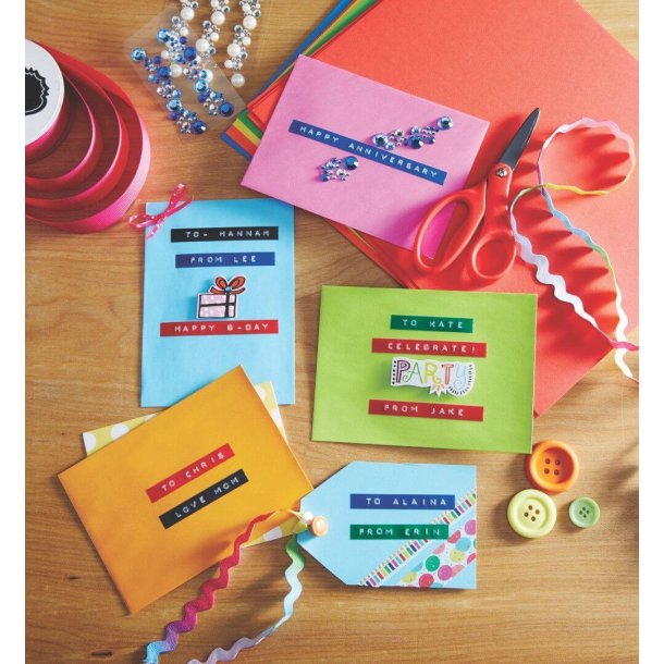 Tape Embosser 9mm x 3m Bl