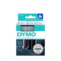 DYMO Tape D1 (45020) 12 mm (7 m) - hvid/klar