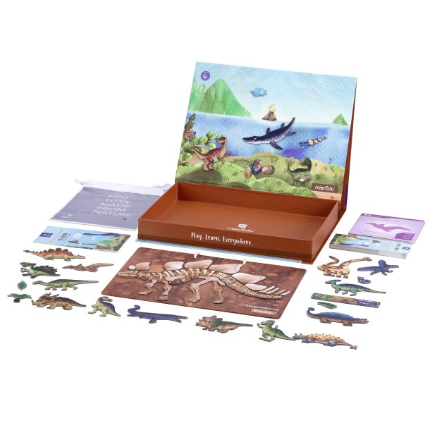 mierEdu Kreativt magnetisk legesæt - Dinosaur (DA)