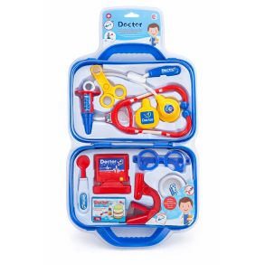 Doktortaske bl� 26,5 cm